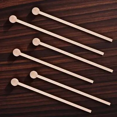 

6pcs Wooden Percussion Mallets For Marimbas Xylophones School Music Teaching Instruments Pure Hardwood Handicrafts
