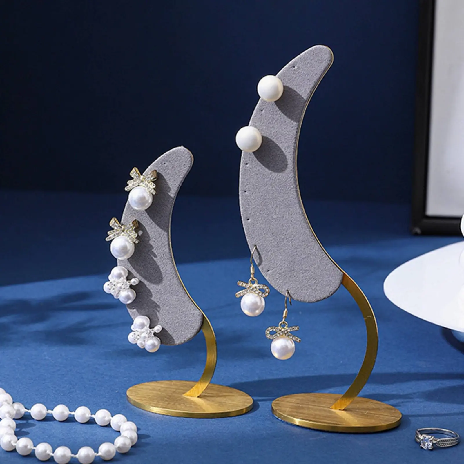 

Металлическая подставка для сережек: яркий роскошный дизайн, настольный органайзер для украшений, прочная подставка для сережек