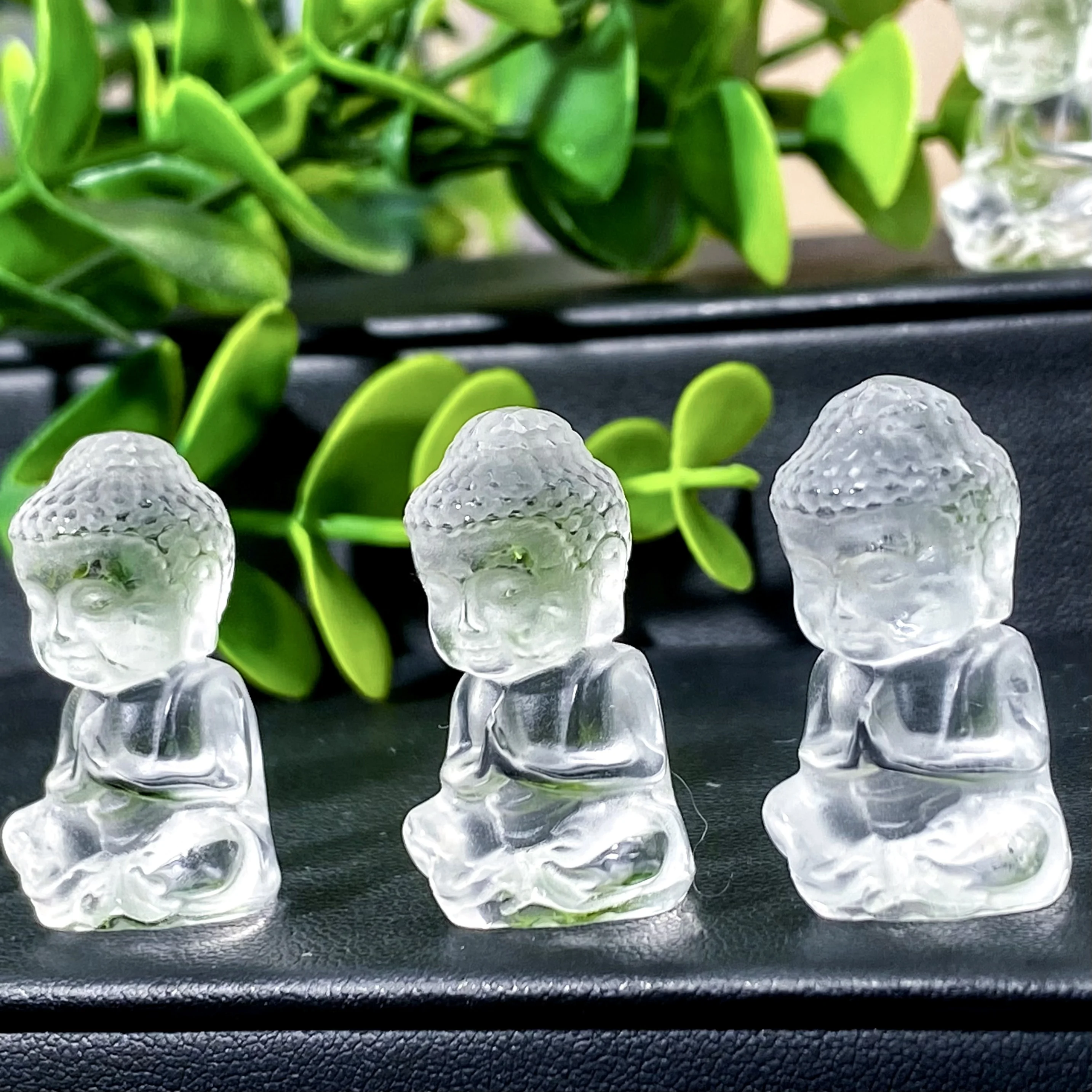 1PC High Quality Random Clear Quartz Sitting Buddha Natural Crystal Carving,Scene DecorationDesktop DecorationCrystal Ornaments