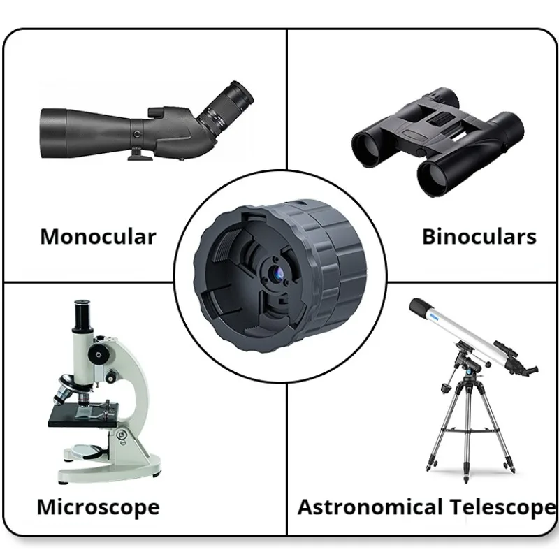 400W Pixel HD WiFi Electronic Eyepiece for Telescope Birdwatcher Microscope Adjustable Aperture 30-50mm Eyepieces