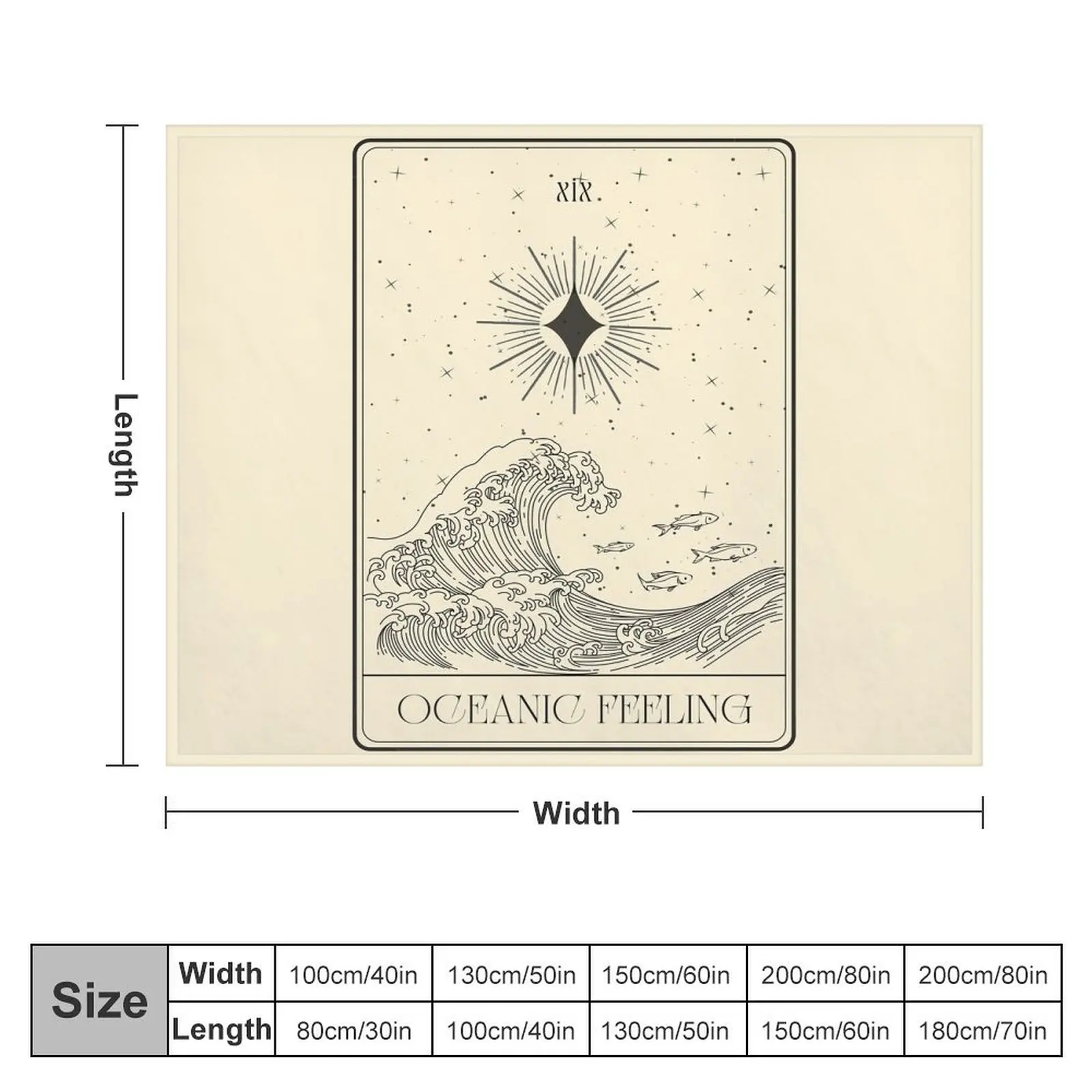 Oceanic Feeling Sticker Tarot Card Throw Blanket Luxury Brand Vintage Hairys Summer Blankets