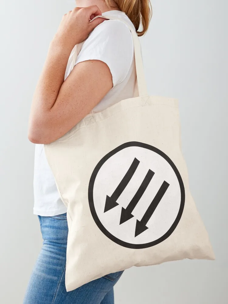 

Three Arrows Tote Bag canvas tote bags tote bag men's foldable reusable bag Shopper