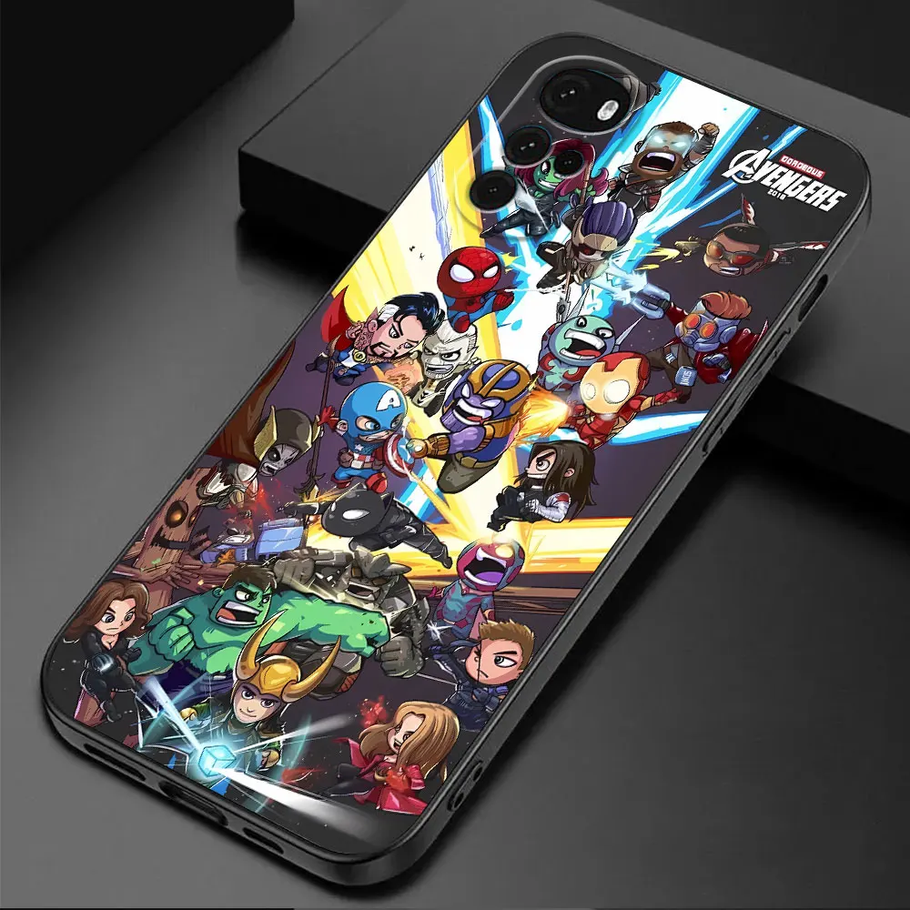 Case for Motorola Moto G51 5G G50 4G G22 G9 Play G53 G73 G60S G31 G30 G52 G60 G71 G72 G32 Marvel cartoon The Avengers Cover image 6