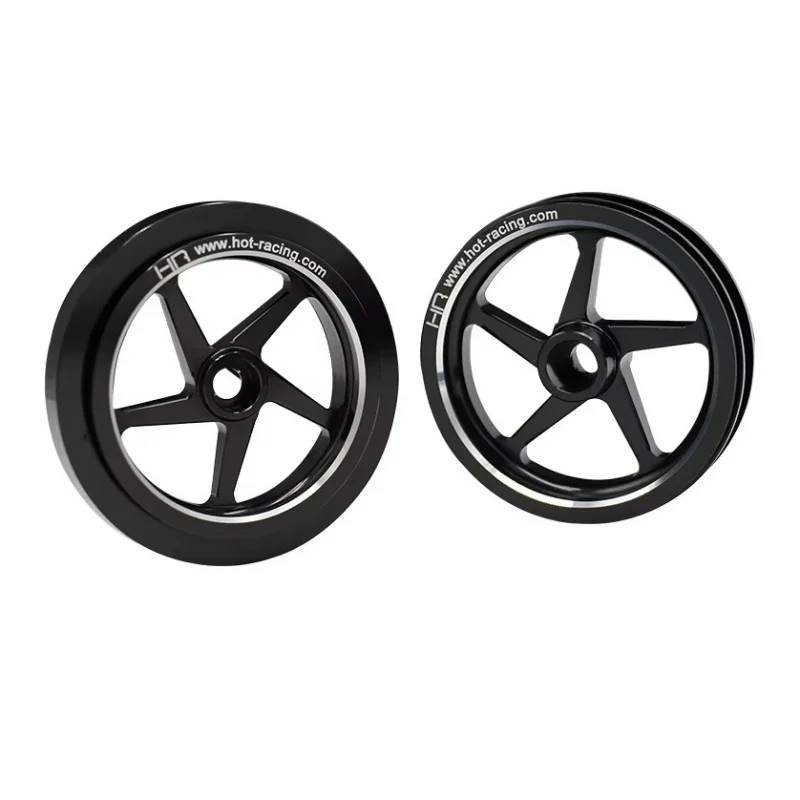 HR 5-Spoke Aluminum Wheel Hub Set for Kyosho 1/8 Hanging on Racer Motorcycle NSR500