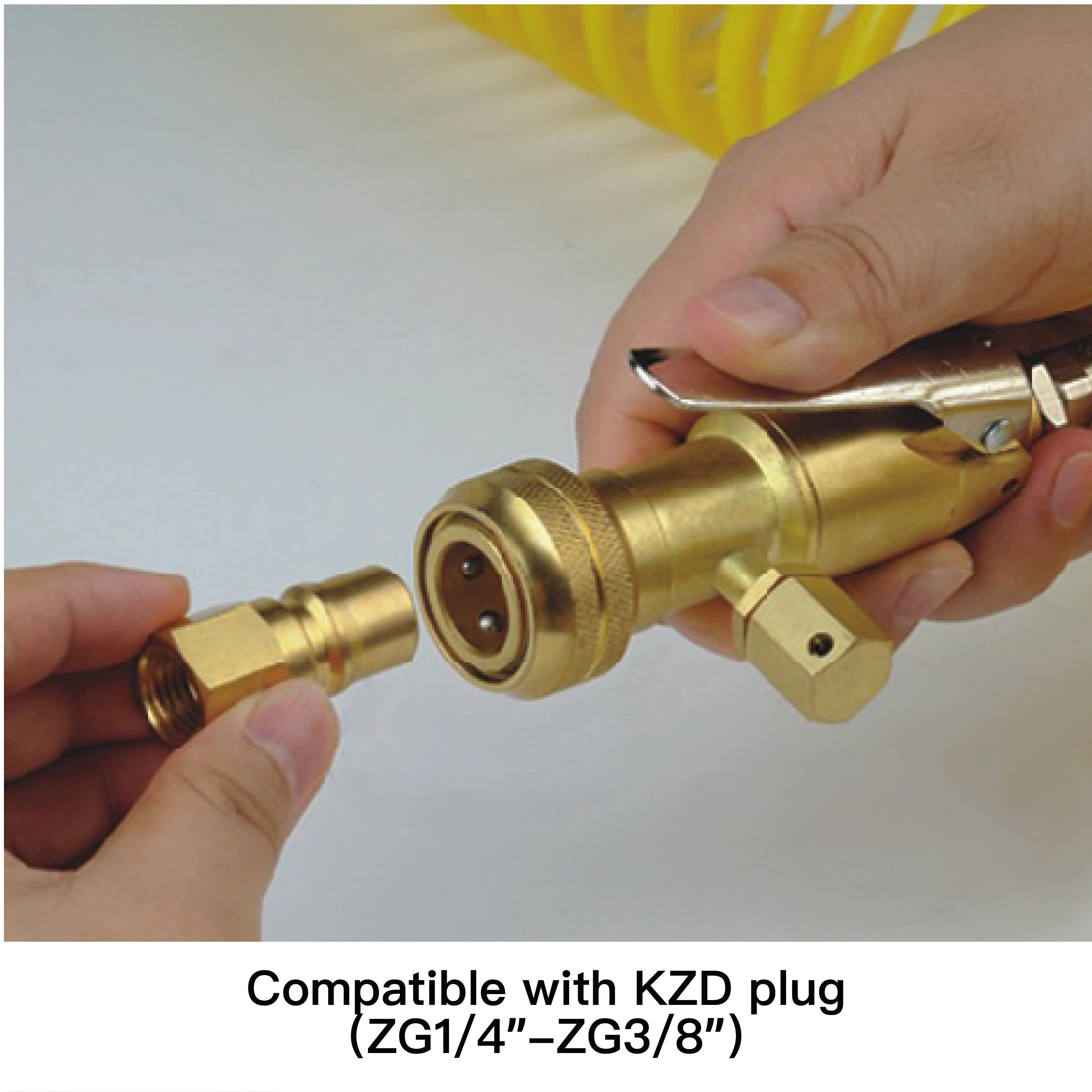 

Надувной пистолет KCQ, быстроразъемный клапан хладагента с вилкой KZD для зарядки и тестирования