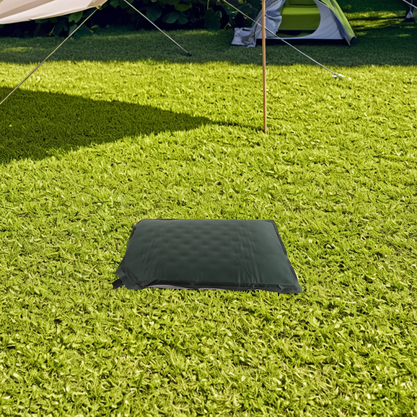 

Inflatable Camping Cushion Car Seat Chair Mat Airplane Mattress Pad Self Inflating Sleeping Folding Sit along with