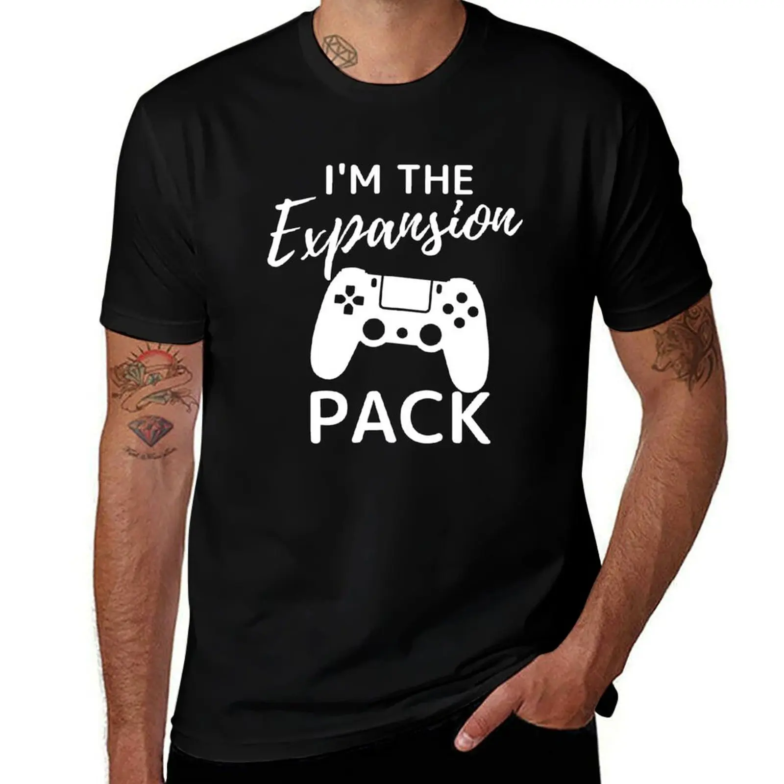 

Gamer baby, gaming parents, I am the expansion pack newborn T-Shirt t shirt man cotton T-Shirt