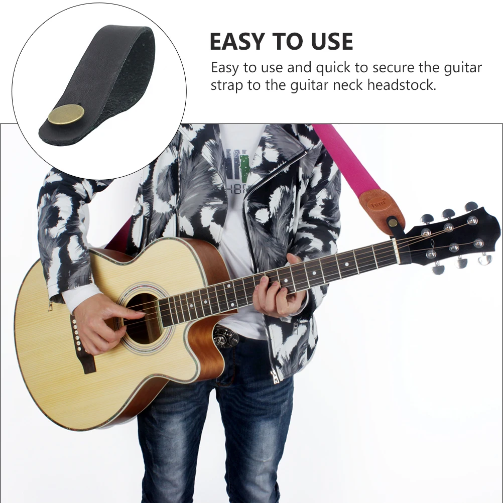 

Guitar Strap Button Headstock Neck Strap Tie Durable Premium Replacement For Acoustic Electric Guitars Accessories