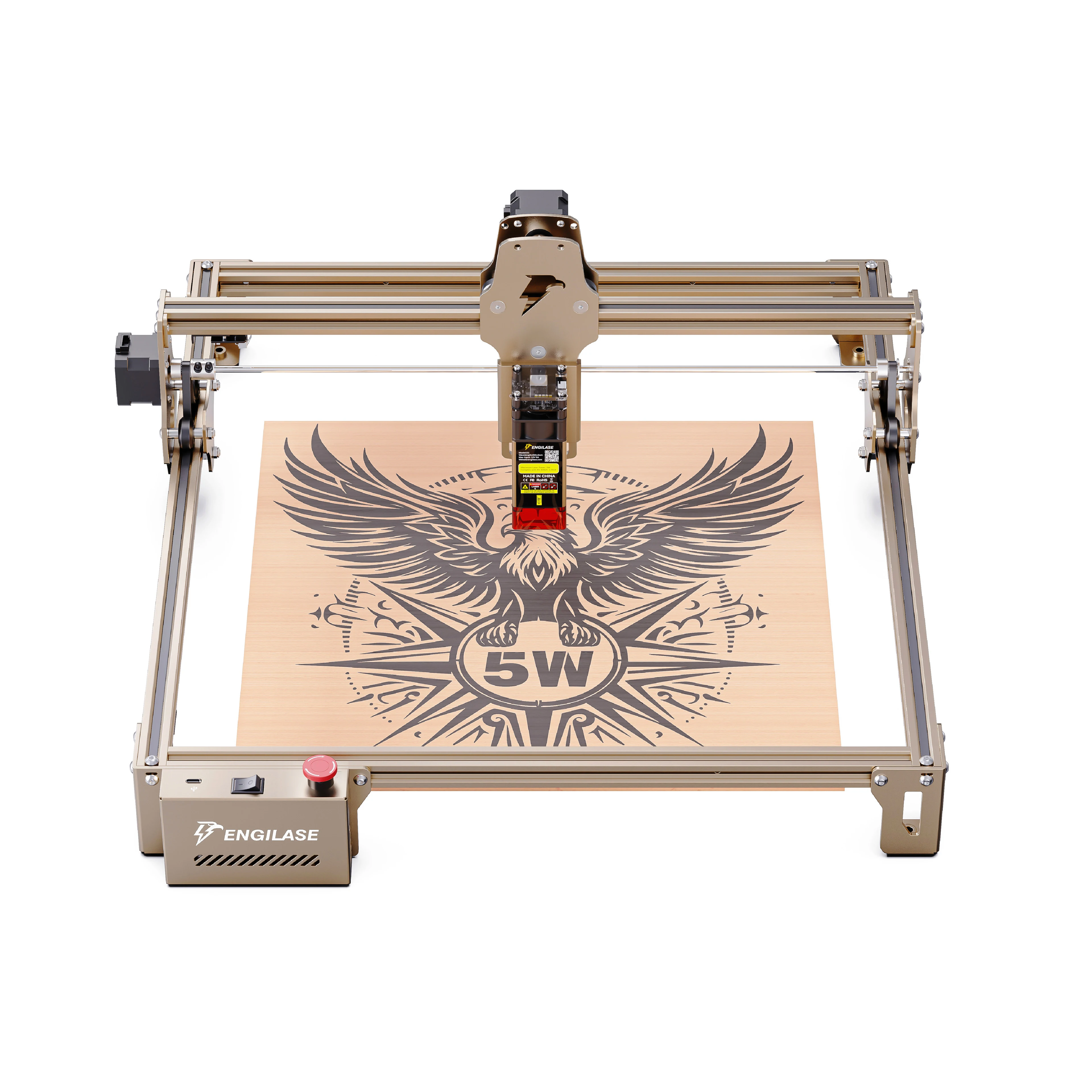 

5W Laser Engraving Machine High Precision Laser Cutting Engraver for Wood Metal Acrylic Leather And Other Materials Self-service