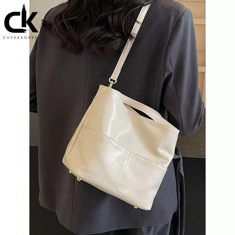 

2024 New Women's Tote Large Capacity Spring Summer Crossbody Everything with Fashion Trend Single Shoulder Portable Commuter Bag