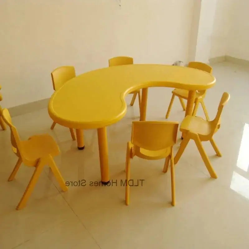 Meja Belajar Plastik Kamar Tidur Anak Meja Anak-Anak Perabot Rumah Meja Tulis Taman Kanak-Kanak Pendidikan Permainan Anak Meja Makan Anak Bc