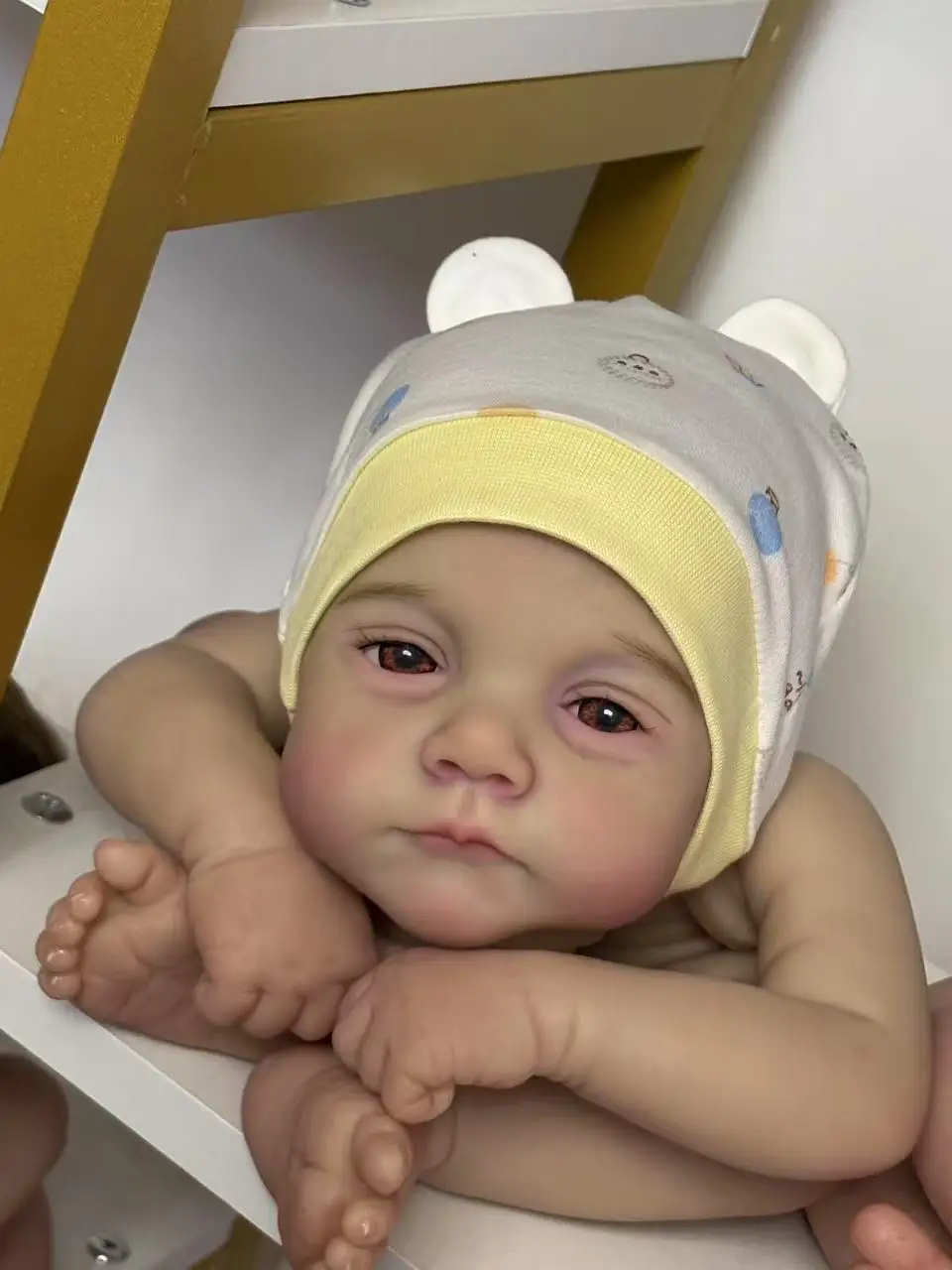 

FBBD Customized Limited Supply 18inch Reborn Baby Lily Painted Kit With Cloth Body DIY Part Christmas Gift