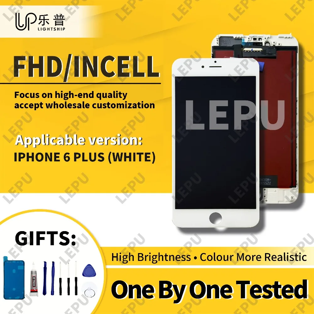 AAA++ Incell ЖК-дисплей для iphone 6PLUS 3D сенсорный дигитайзер в сборе iphone 6 Plus FHD LCD A1522 A1524 Сменный сенсорный экран дисплея AAA++ Incell ЖК-дисплей для iphone 6PLUS 3D сенсорный дигитайзер в сборе iphone 6 Plus FHD LCD A1522 A1524 Сменный сенсорный экран дисплея