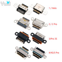 YuXi 5pcs USB Type C Charging Port Connector For Xiaomi Black Shark 1 2 3 3S 4 4S 5 Pro BlackShark Helo Charger Dock Jack Plug