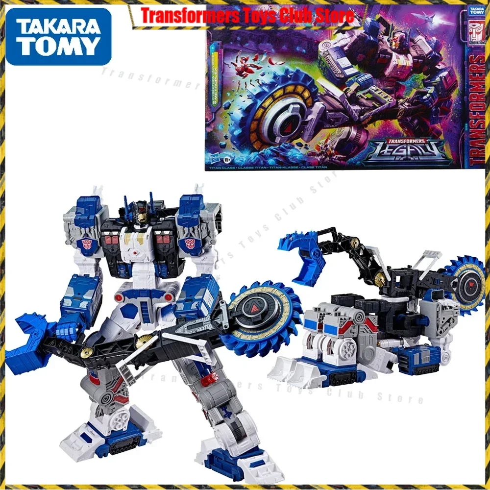 In Voorraad TAKARA TOMY Transformers Generaties Legacy Cybertron Universe Metroplex Action Figure Speelgoed Model Gift F2986