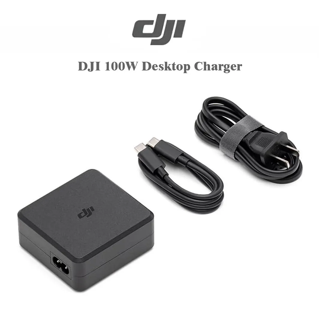 chargeur-de-bureau-dji-100w-–-double-charge-rapide-usb-c-pour-mavic-3-air-3-avata-99-neuf