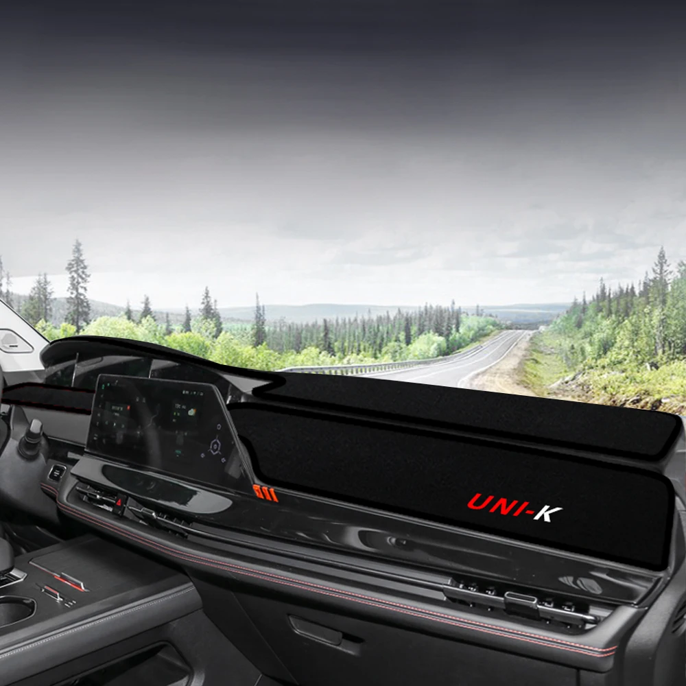 Tapis Anti-salissure pour Changan UNI-K UNIK 2022 2023 2024 2025, tapis de tableau de bord, accessoires de voiture, intérieur résistant au soleil, antidérapant