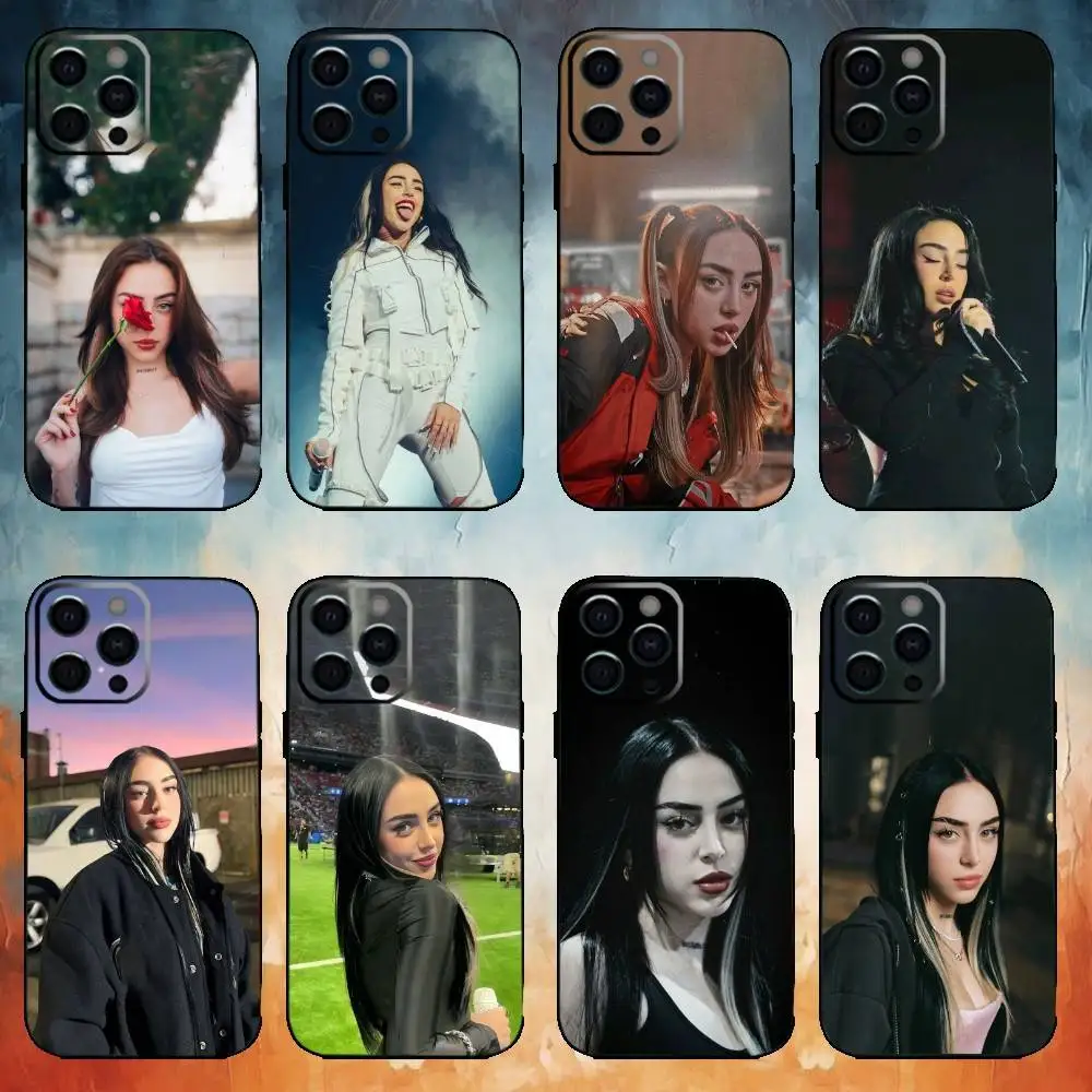 

Singer N-Nicki Nicole Phone Case For iPhone17,16,15,14,13,12,11 Plus,Pro Max Soft Black Cover