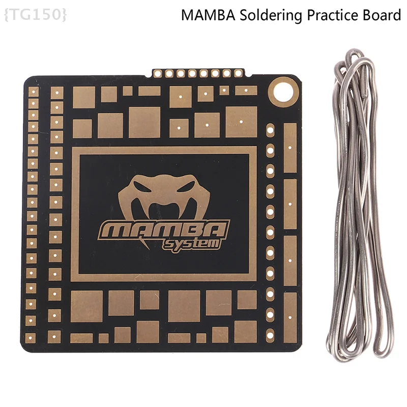 

【F2-TG150】DIATONE MAMBA Soldering Practice Board 49x49x1.6mm - FPV Beginner Soldering Training Tool for New Pilots DIY Parts Imp