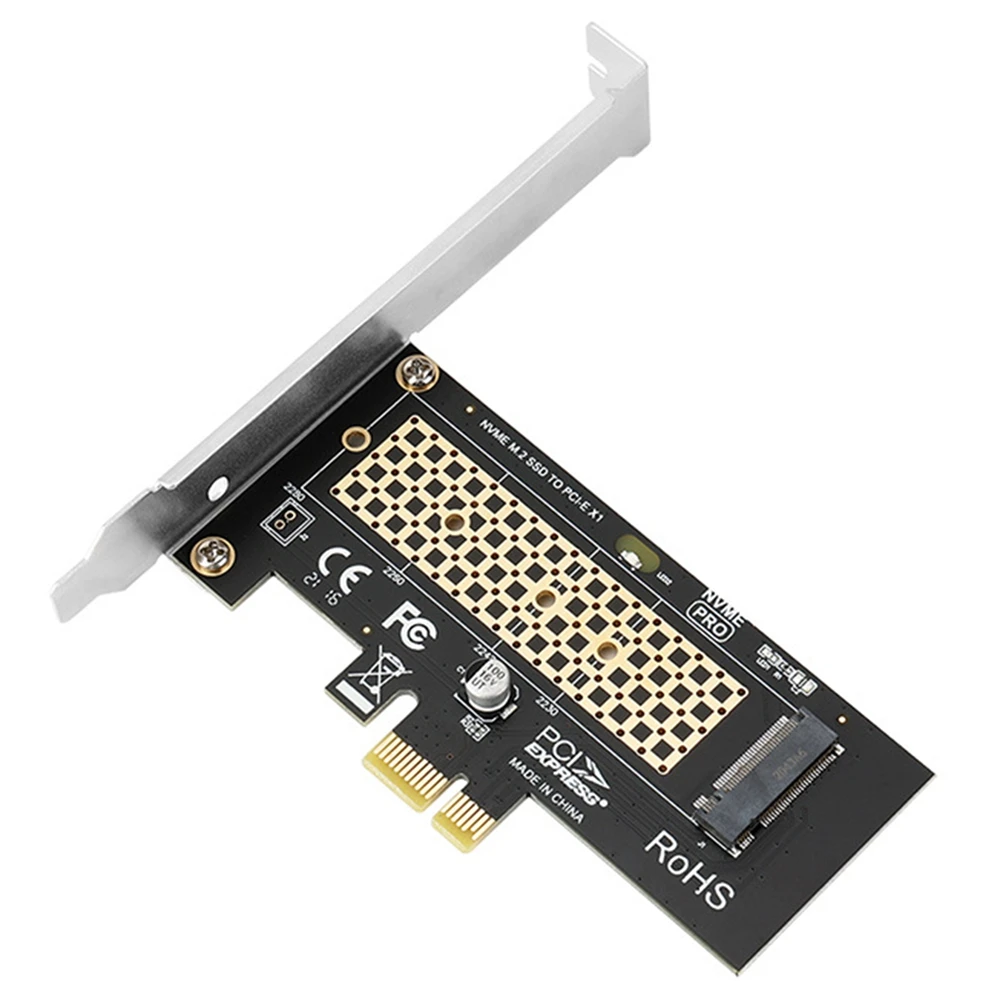

AU32-M2 NVME Riser Card M2 NVME to Pcie X1 Riser Card M2 Solid State Drive Expansion Card Driver-Free for WIN10