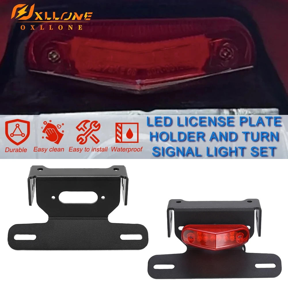 

2025 НОВЫЙ номерной рамки элиминатора стоп-сигнала для SUZUKI DRZ400 DRZ 400 SM E S 2000-2025 Держатель номерного знака с ЧПУ Fender DRZ400SM