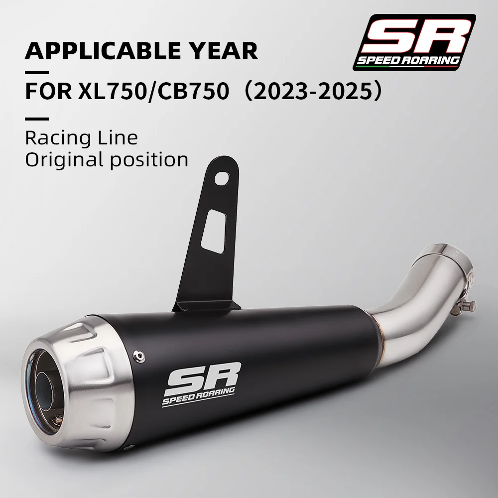 

Slip on For Transalp 750 2023 2024 Hornet 750 CB750 CB 750 XL750 Escape Slip-on Motorcycle Exhaust Muffler