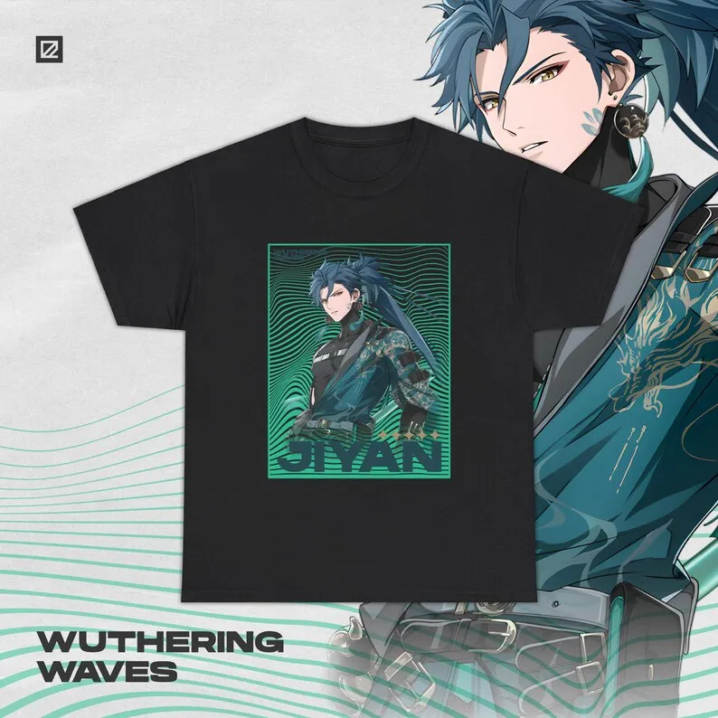 Wuthering Waves Jiyan Shirt Gacha Game Merch Fan Shirt Unisex Cotton