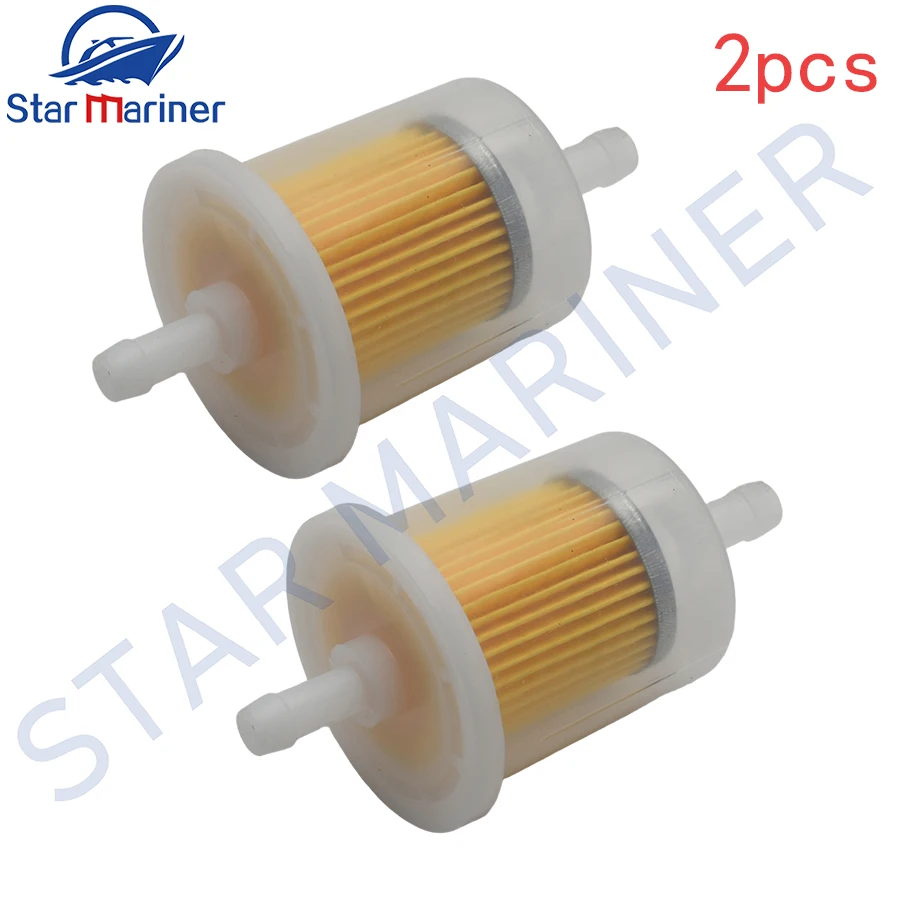 2pcs Fuel Filter 5005266 for Evinrude Johnson Outboard 40 50 60 75 90 115 150 175 200HP Sierra 5007326 0768720 5007335 18-7722