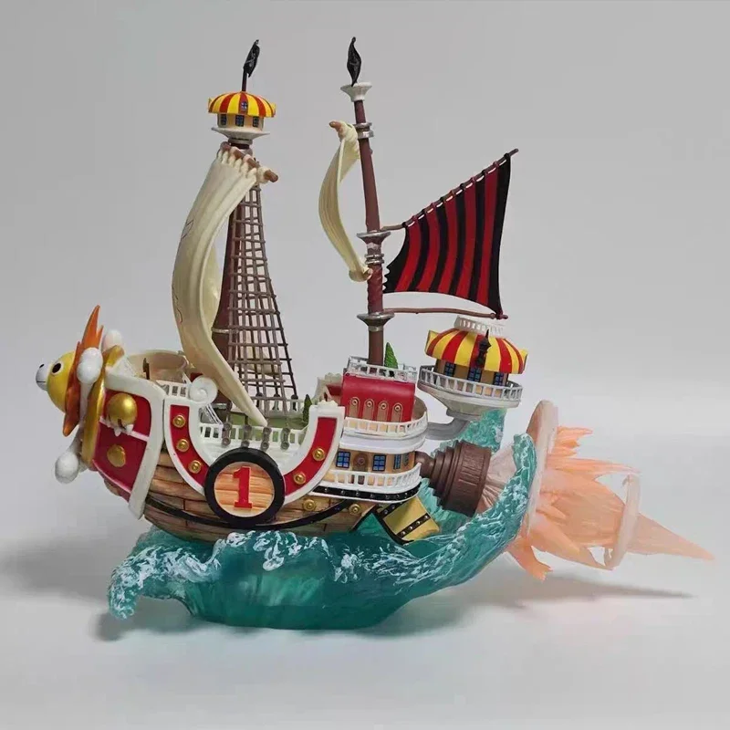 One Piece Anime Figure Thousand Sunny Figure Wano Country Thousand Sunny Simulated Ship Model Collectible Ornament Toys for Kids