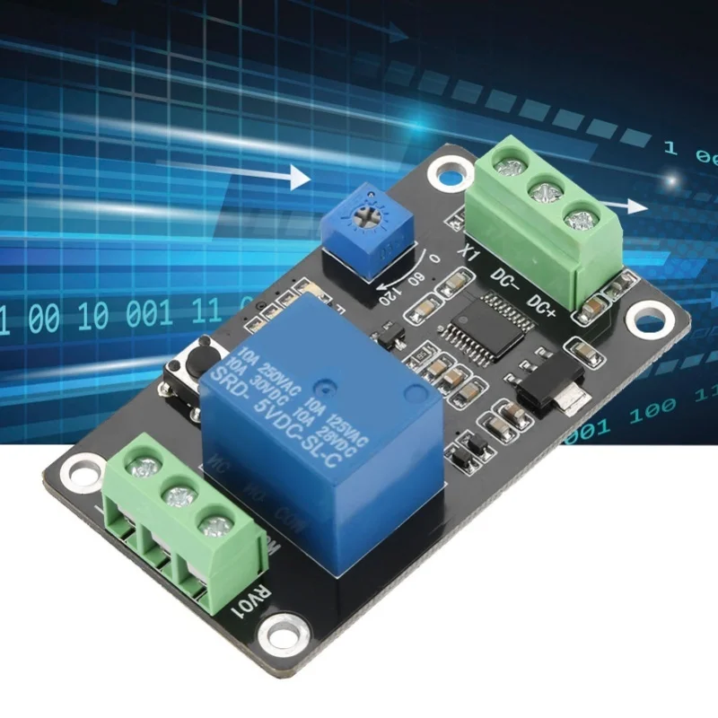 Delay Timer Relay Self Locking Delay On Off Time Switch Super 555 Timer DC 5V