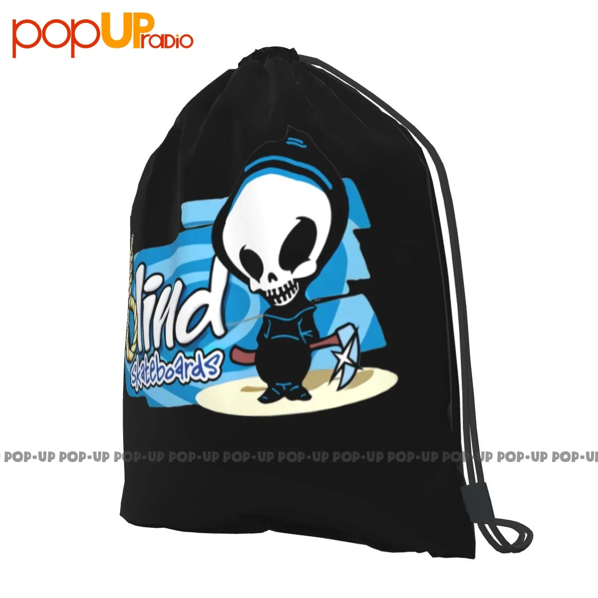 Blind Skateboards Logo Skateboarding World Industrie Drawstring Backpack Bags For Travel Sports Bag