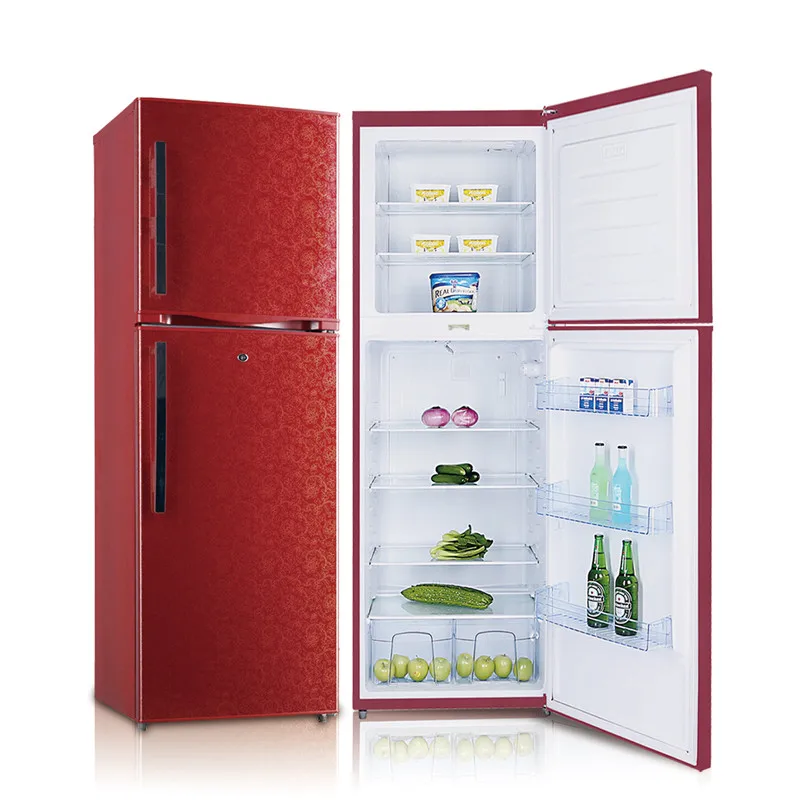 High efficiency Double door refrigerator retro