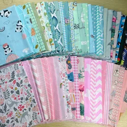 DIY Patchwork, Handmade Cloth Twill Cotton Fabric for Sewing Craft, Floral and Butterfly, Quilting, Baby Dress, Tecido