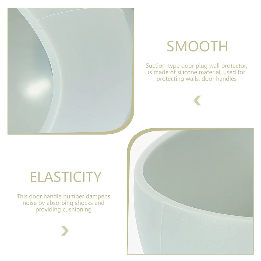 

4Pcs Silicone Door Knob Covers Baby Safety Protector Round Door Knob Protective Cover Anti Collision for Home Office