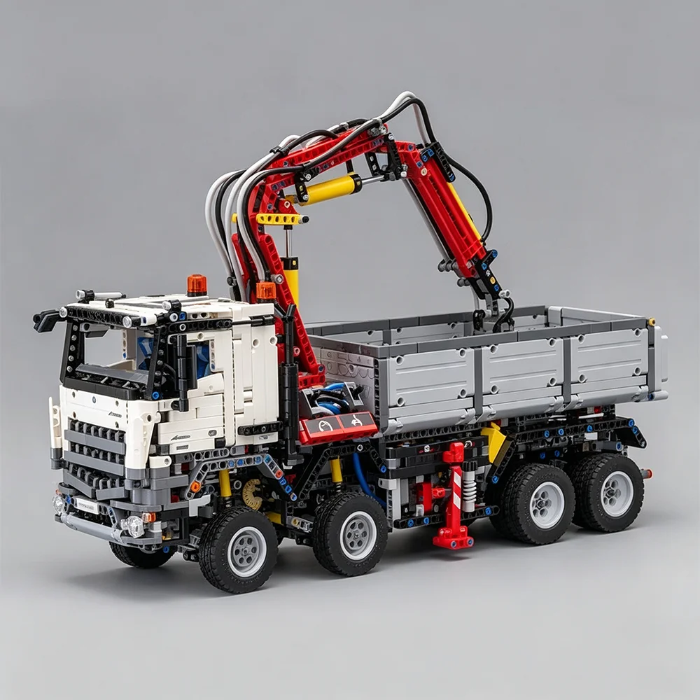 

2793PCS Motorized Heavy-Duty Truck Building Block Set, Technical Construction Vehicle MOC Model, DIY Engineering STEM Toy Gift