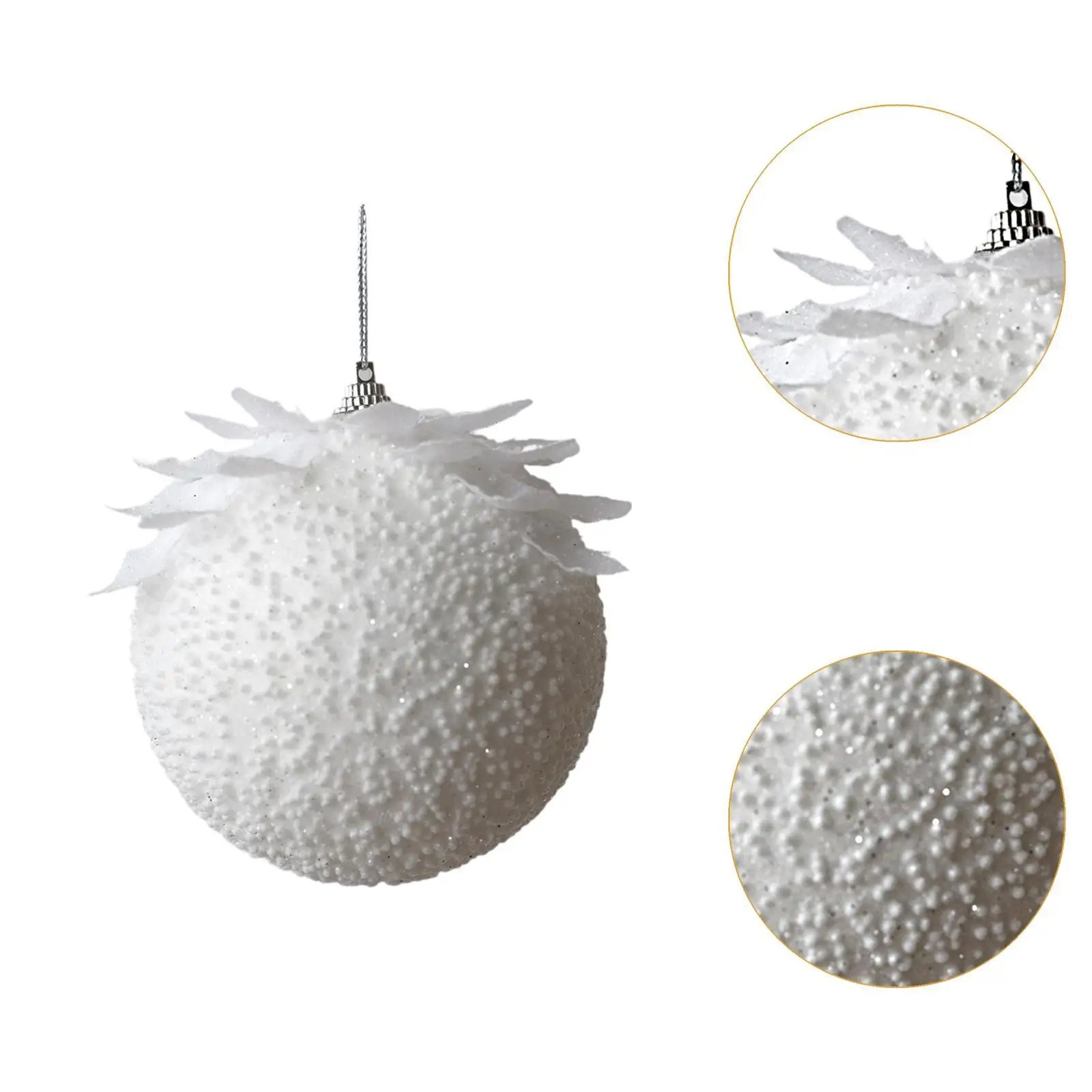 10 ชิ้นต้นคริสต์มาสแขวนเครื่องประดับตกแต่ง Baubles สําหรับงานแต่งงานคริสต์มาส