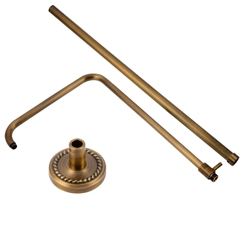 

Antique Brass Shower System Replacement, Shower Bar