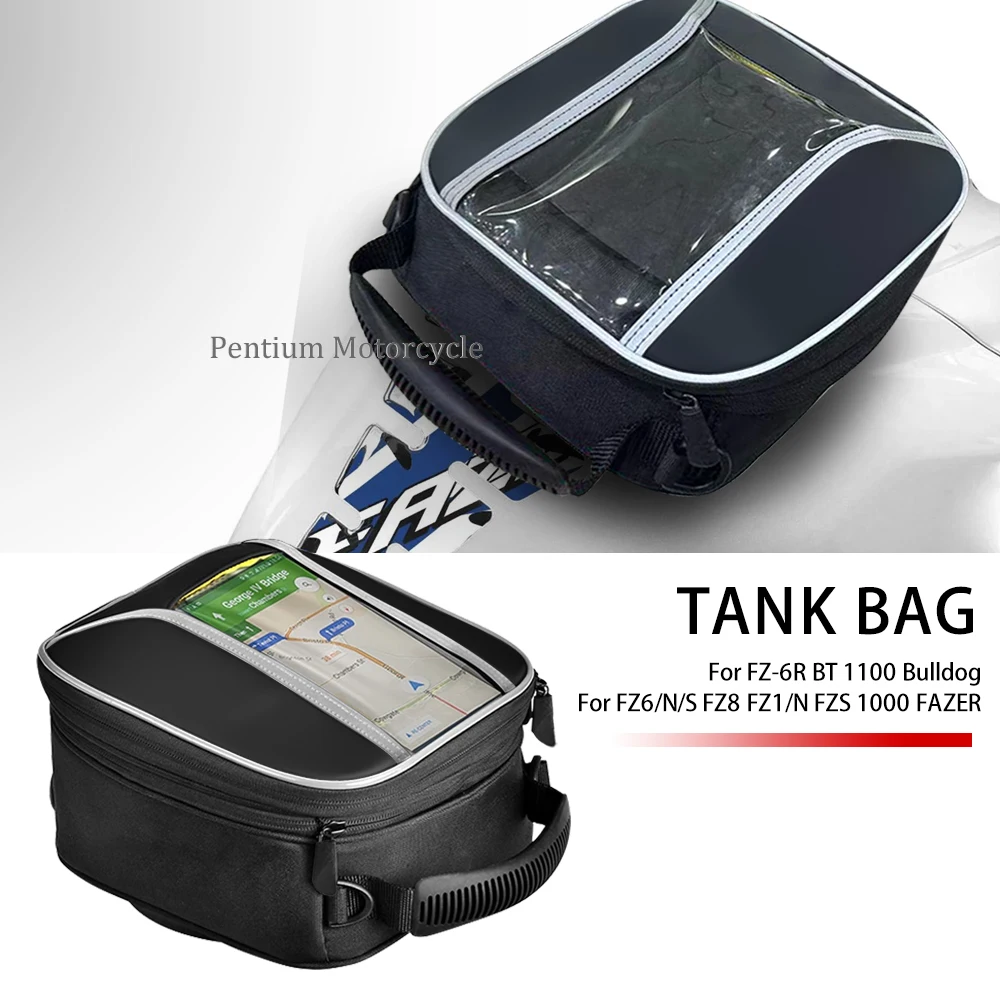 For YAMAHA FZ-6R FZ6/N/S FZ8 FZ1/N FZS 1000 FAZER BT 1100 Fuel Tank Bag Luggage Storage Bags Navigation Bag ﻿