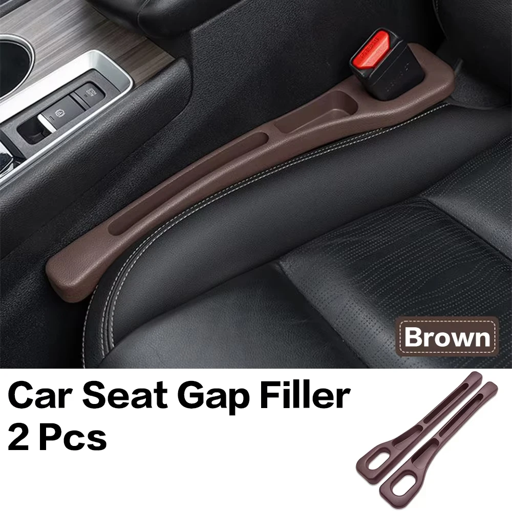 2PCS Auto Sitz Lücke Füllstoff Zwischen Sitze Konsole Organizer Sitz Spalt Lagerung Box Tasche Dekoration Innen Auto Zubehör