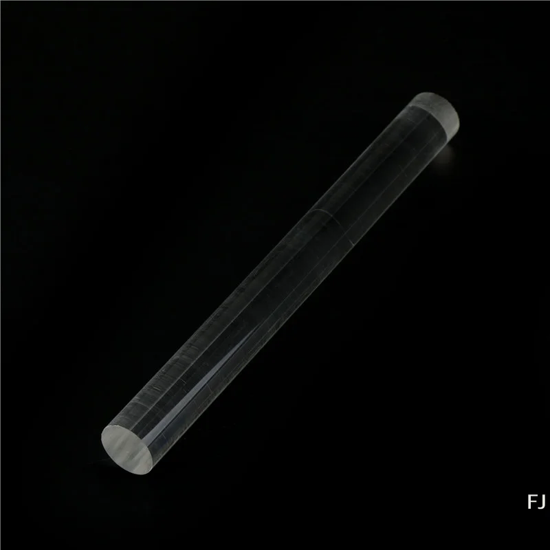 

[YU]1pc Transparent Acrylic Solid Roll Clay Rolling Fondant Baking Pastry Roller