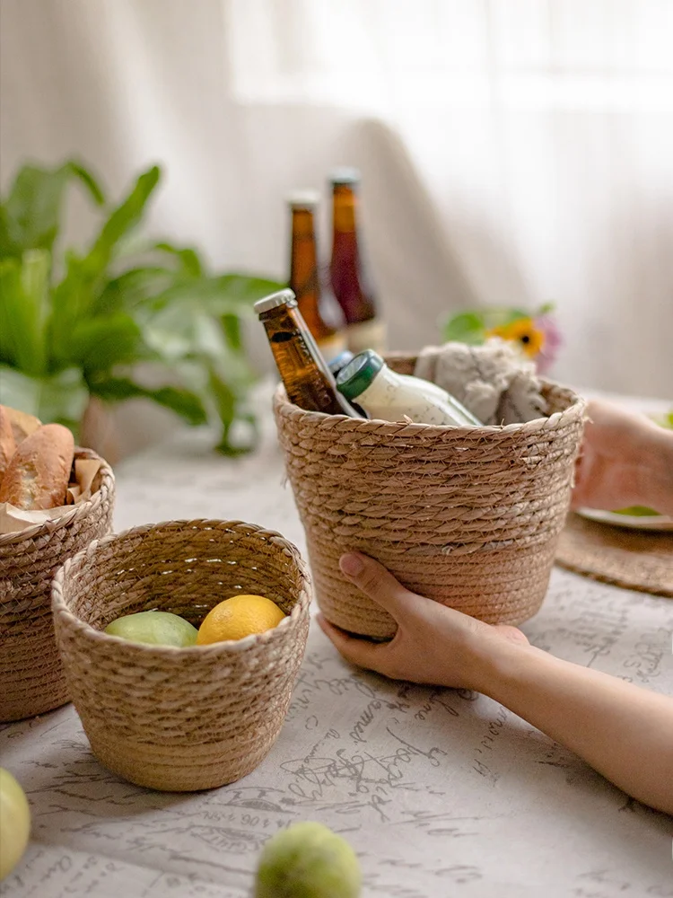 L Ass Woven Storage Basket Handmade Japanese Sle For Snas M…