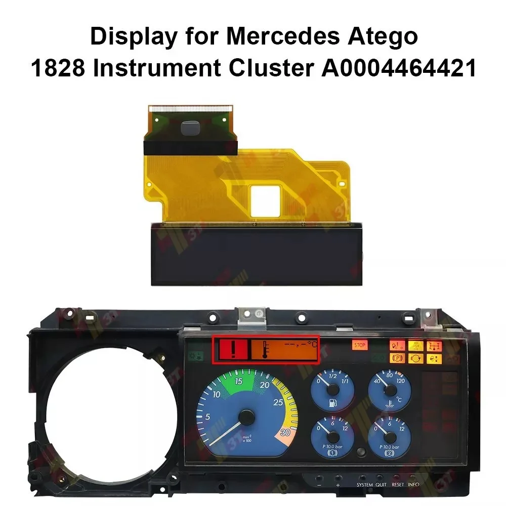 شاشة LCD للوحة القيادة لسيارة Mercedes-Benz Atego 1828 مجموعة الأدوات A0004464421 #2