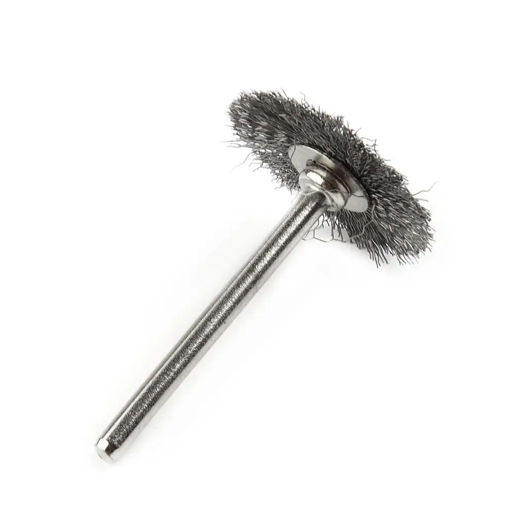 

Wire Wheel Brushes Wire Brush Diameter: 22mm Rod Diameter: 3mm Rod Length: 40mm High Quality Great For Cleaning