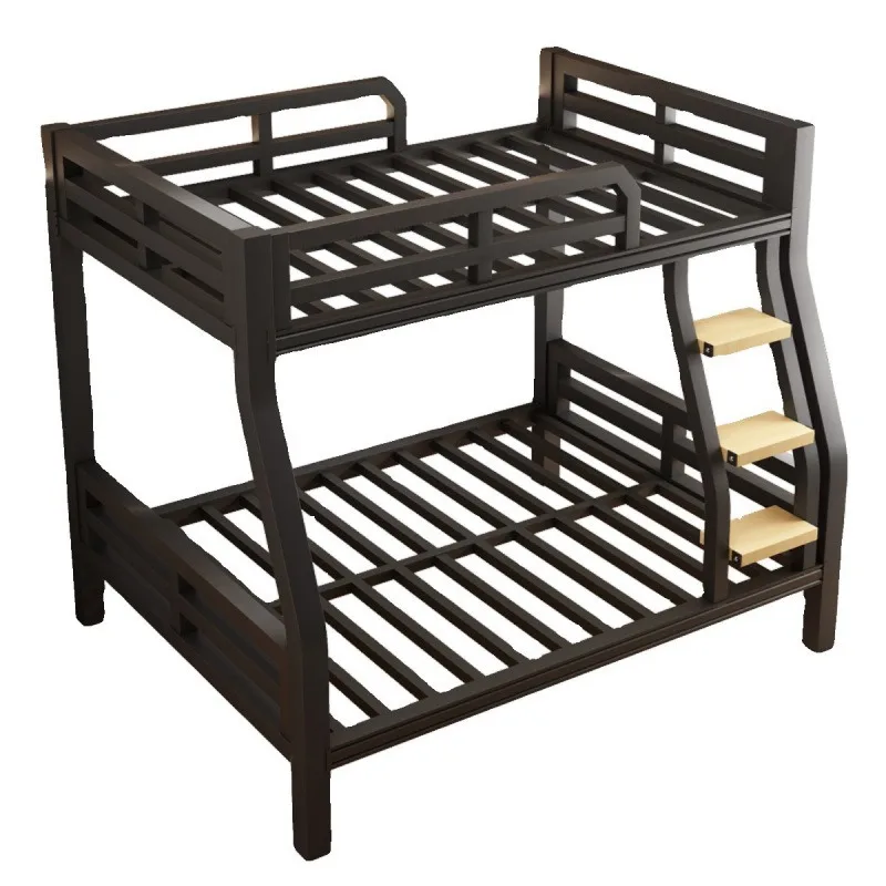 Double wrought iron mother and child bed Iron frame High and low bed Adult up and down bed