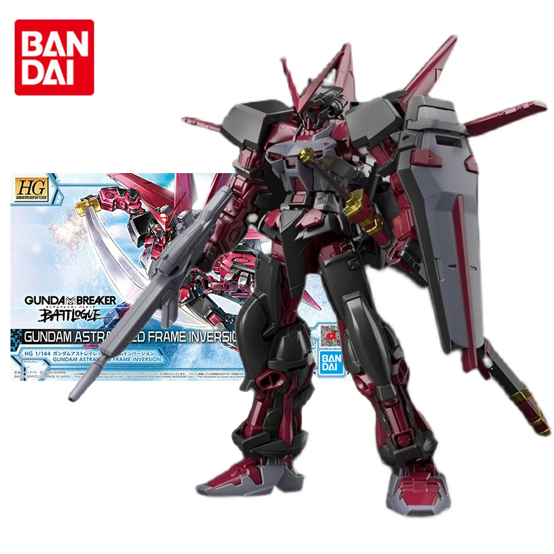 

Bandai Genuine Gundam Model Kit Anime Figure HG 1/144 Astray Red Frame Inversion Gunpla Anime Action Figure Toys for Children