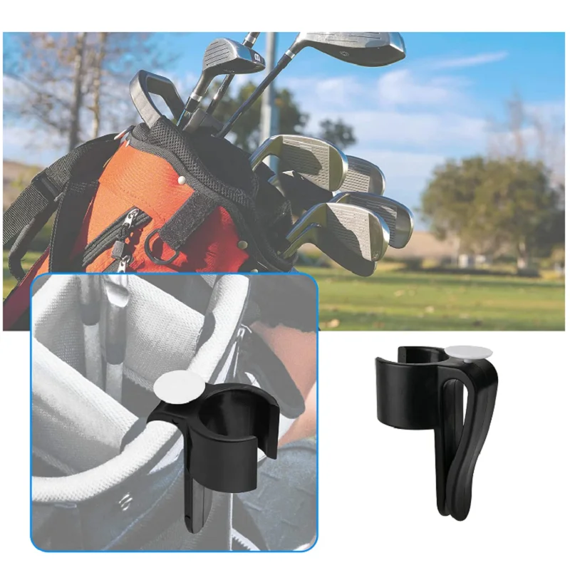 14 Pcs Golf Bag Clubs Clips Putter Holder Clubs Grip Clamp Golf Putter Clip Culbs Holder Organizer Golf Accessories for Golfer