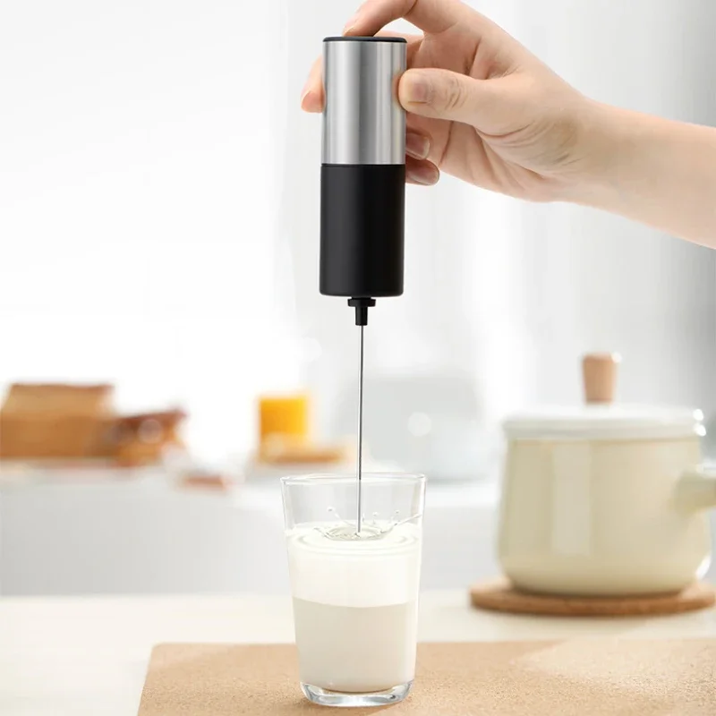 

Handheld Electric Milk Frother Mini Milk Foamer Mixer Coffee Maker Egg Beater for Chocolate Cappuccino Stirrer Portable Blender