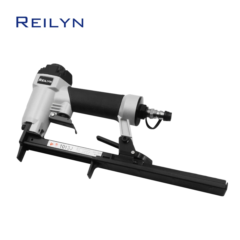 Reilyn Air Stapler 1013J 20GA Pneumatic Nail Gun 5-13mm Nails For Sofa Wooden Fence Floor Woodworking Furniture Decoration Tools