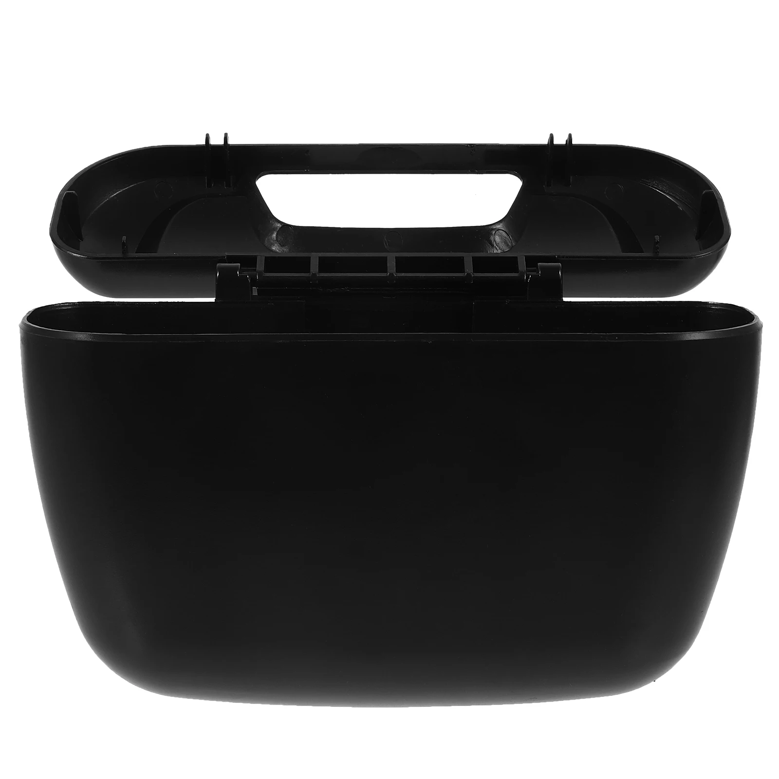 

Garbage Cans Hang-type Trash Bin Suv Auto Car Automatic Mini Silver Automotive Waste Basket