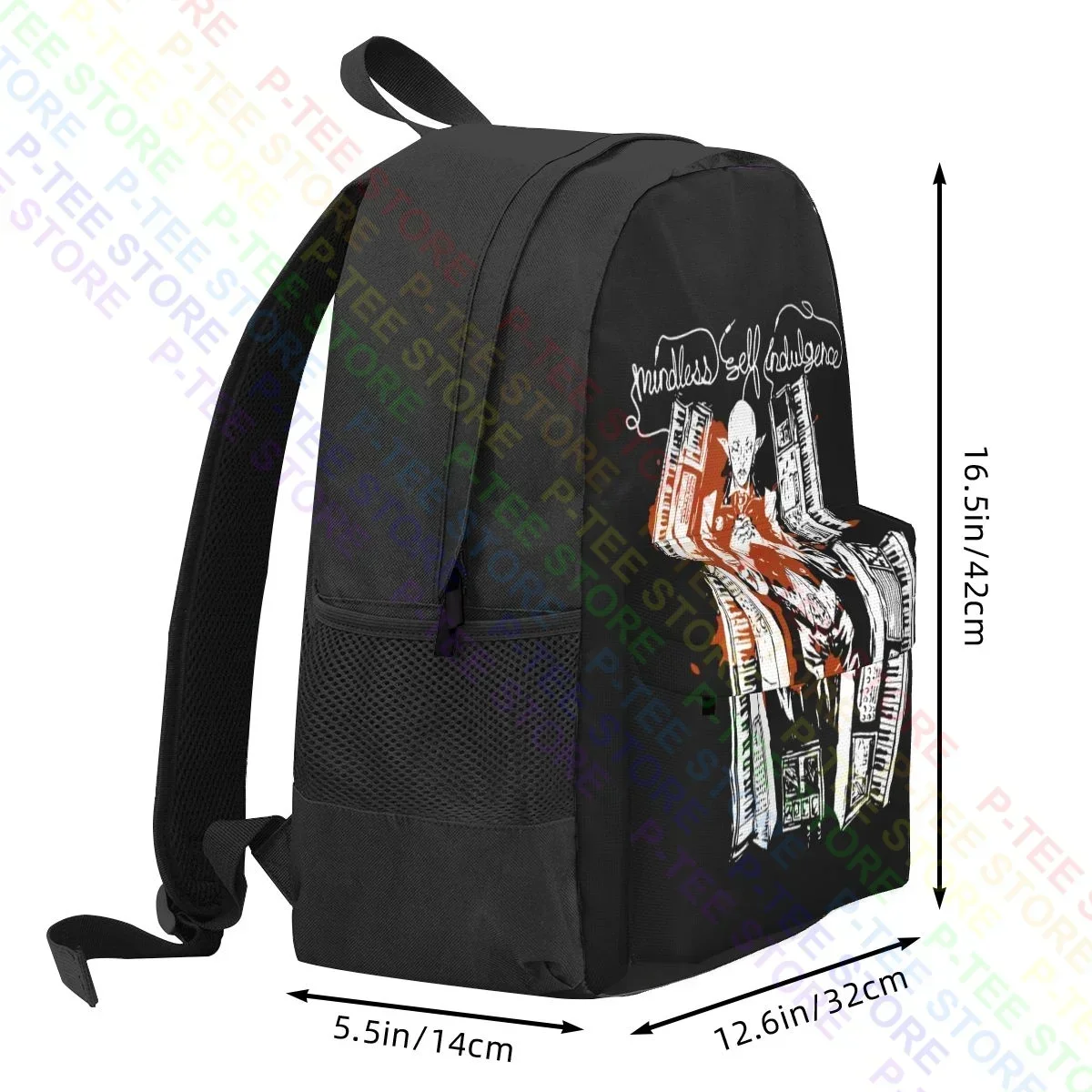 حقيبة ظهر ذات سعة كبيرة من Mindless Self Indulgence Msi Nosferatu حقيبة رياضية كلاسيكية قابلة للطي حقيبة رياضية مدرسية